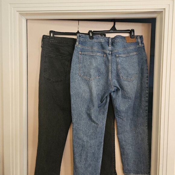 Madewell The Perfect Vintage Jeans Size 31P Blue & Black Denim - Picture 3 of 6